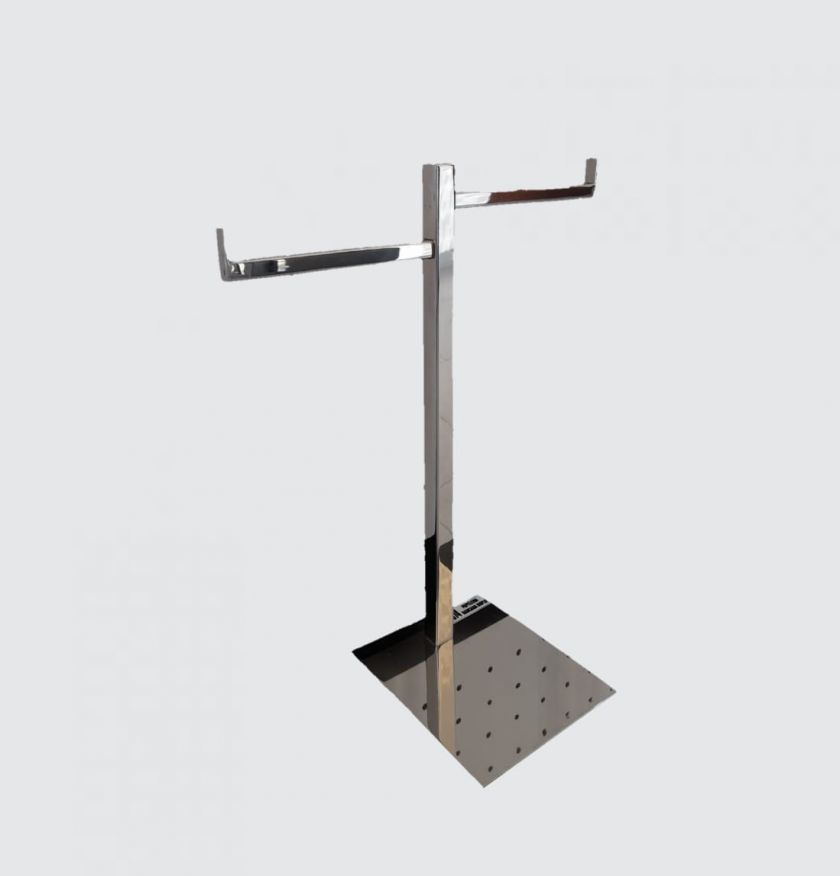 Papeleira de Bancada Dupla 30cm Inox - 1874 - Acessórios para Banheiro