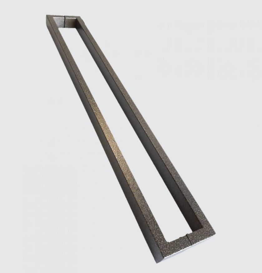 03 - Puxador Tubo 40x20 ( Ouro Velho) - 1886 - Puxadores em inox