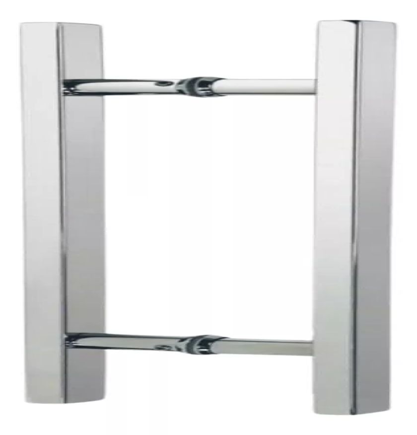 Puxador H Barra Chata Alumínio 1" x 3/8" - 1673 - Puxadores de alumínio