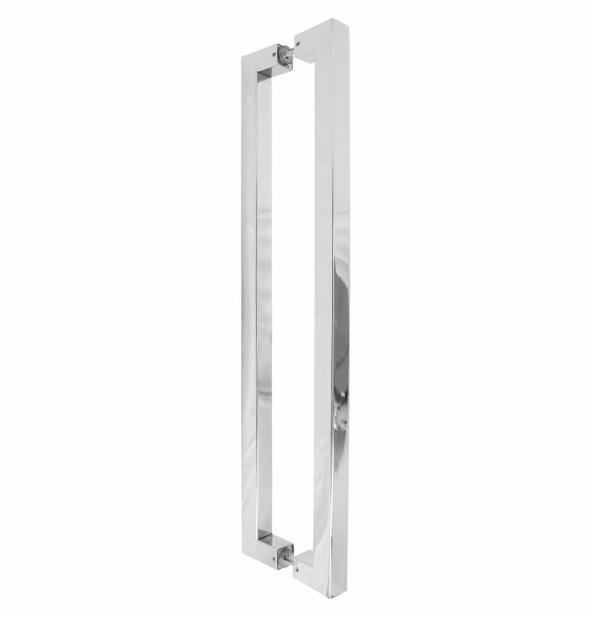 05 - Puxador Quadrado Inox 30 x 30 - 1853 - Puxadores em inox