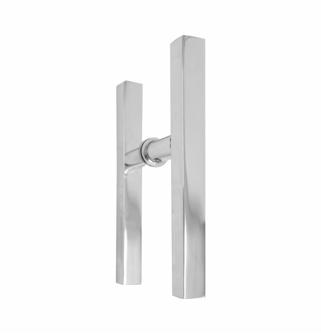 Puxador H Quadrado Alumínio 3/4 - 1672 - Puxadores de alumínio