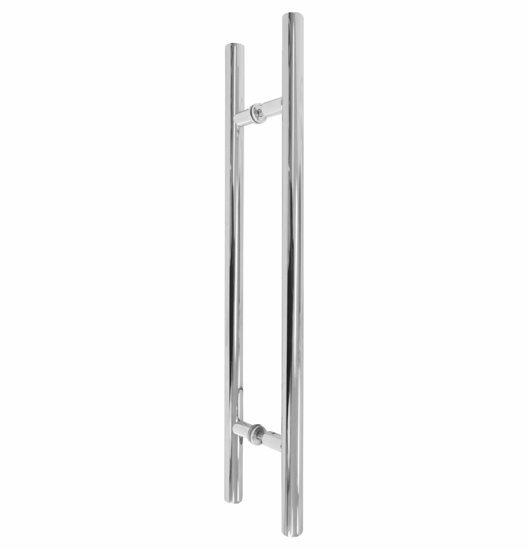 Puxador H Tubolar Inox  1" - 1850 - Puxadores em inox