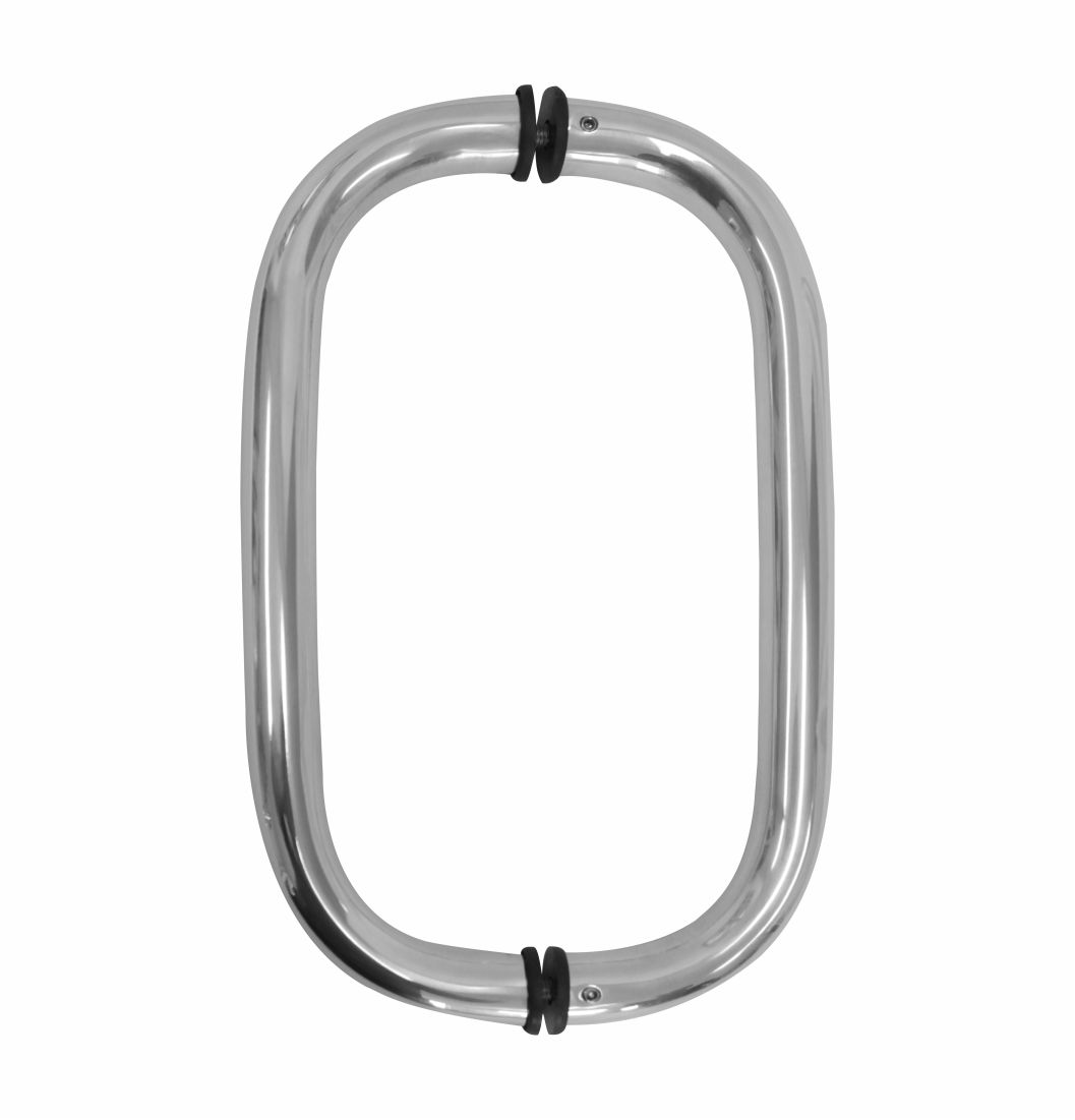 Puxador Tubolar Oval 1" - 1676 - Puxadores de alumínio