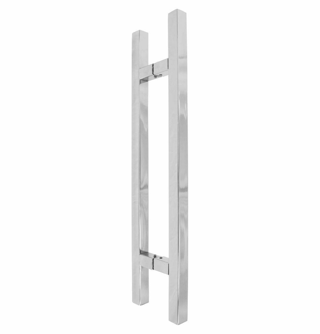 06 - Puxador H Quadrado Inox 30 x 30 - 2010 - Puxadores em inox