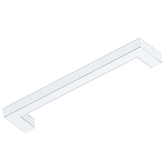 PUXADOR IL080-ZAMA-096-160-ESCOVADO-CROMADO - IL080-ZAMA-096-160-ESCOVADO-CROMADO - Linha Moveleira