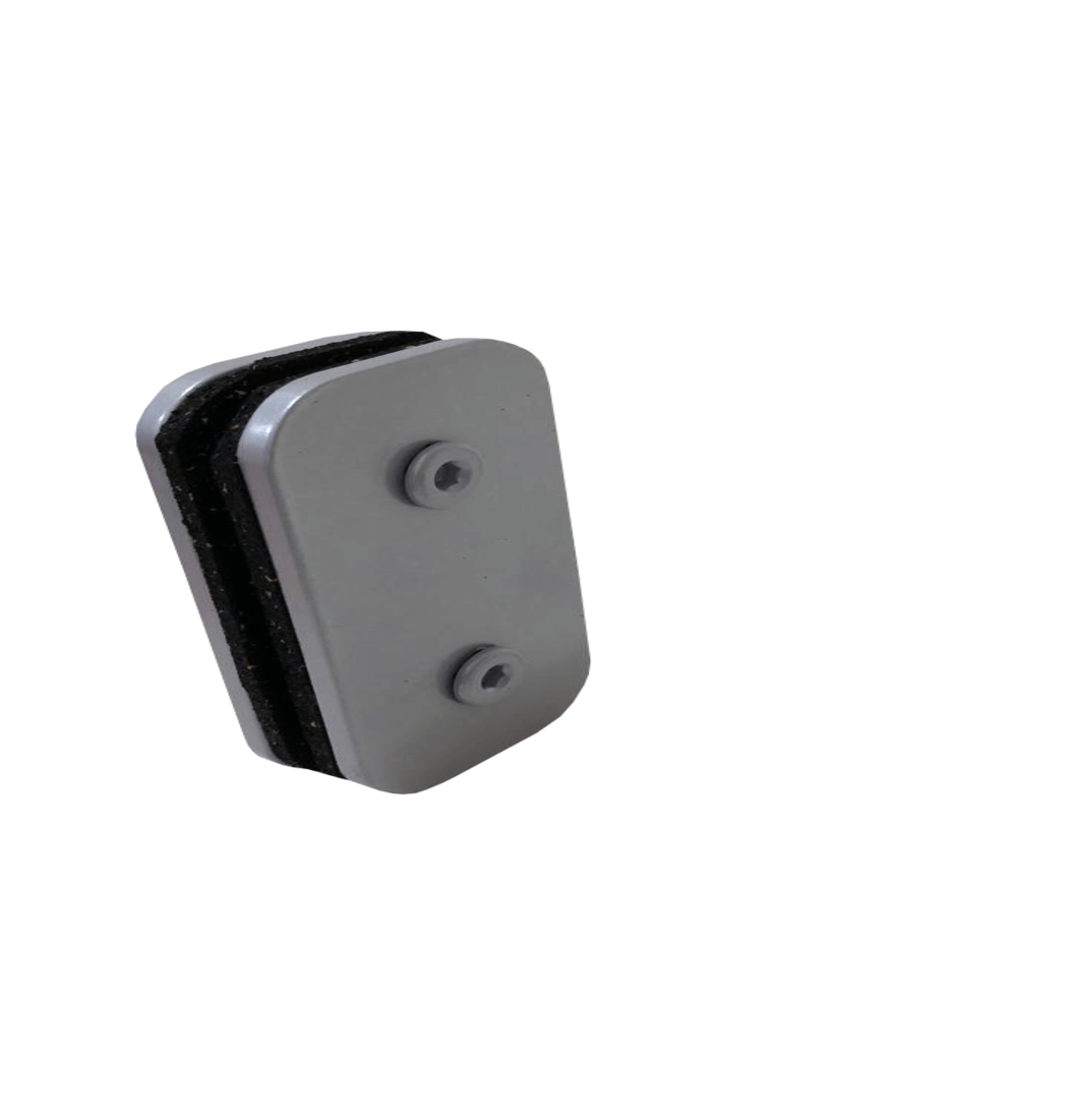 Suporte Para União de 2 Vidros Intermediários - 1305 - Ferragens para vidro temperado