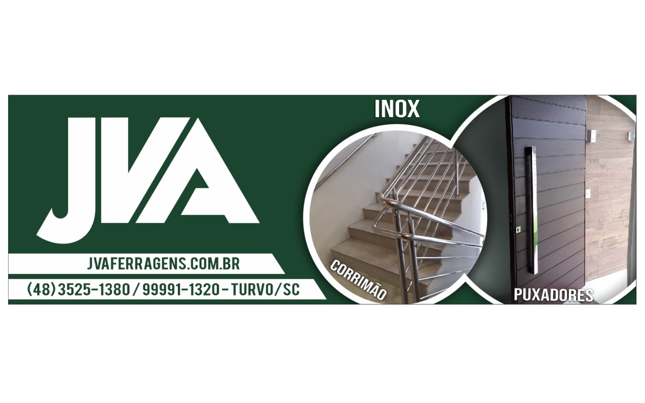 faixa - JVA Ferragens e Puxadores - Turvo/SC
